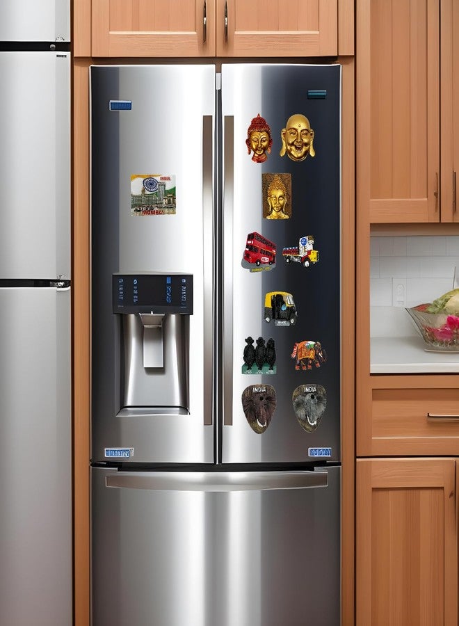 Buko Decorative Magnets Quirky Fridge Magnet Unique Collection with Playful Designs | Add a Splash of Style to Your Kitchen (Elephant Trunk Grey) - Image 4